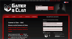 Desktop Screenshot of gamerandclan.com